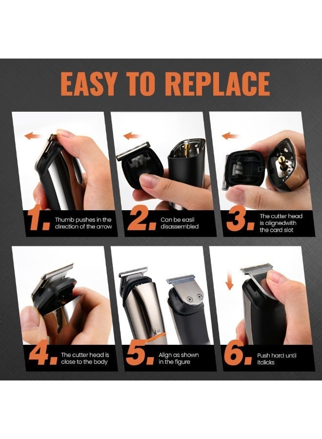 PRITECH Hair Clippers, Beard Trimmer for Men, Cordless Hair - Image 4