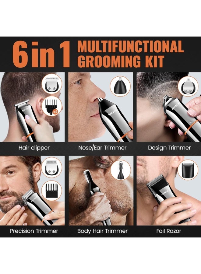 PRITECH Hair Clippers, Beard Trimmer for Men, Cordless Hair - Image 5