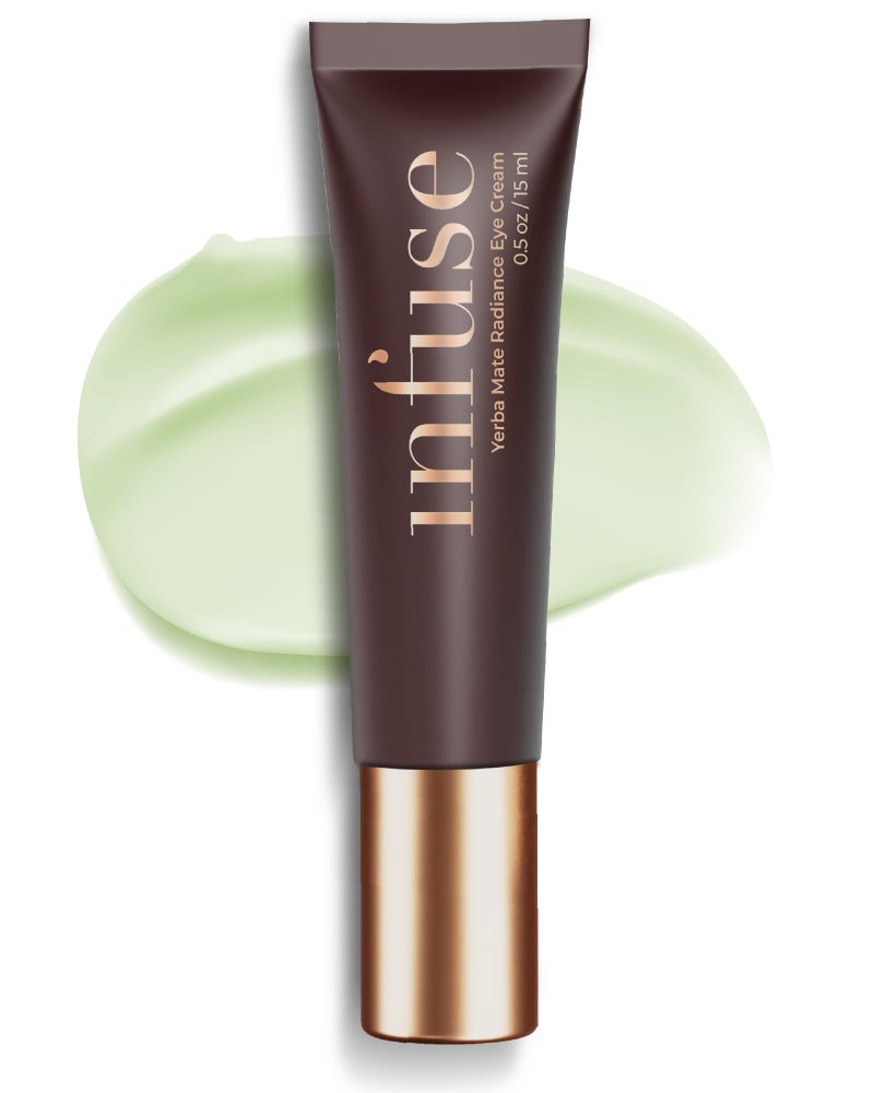 Infuse Yerba Mate Eye Cream 30ml â€“ Caffeine & Peptide Anti-Aging Eye Treatment for Dark Circles, Puffiness & Wrinkles â€“ Hydrating Firming Under Eye Cream for Mature Skin - Image 1