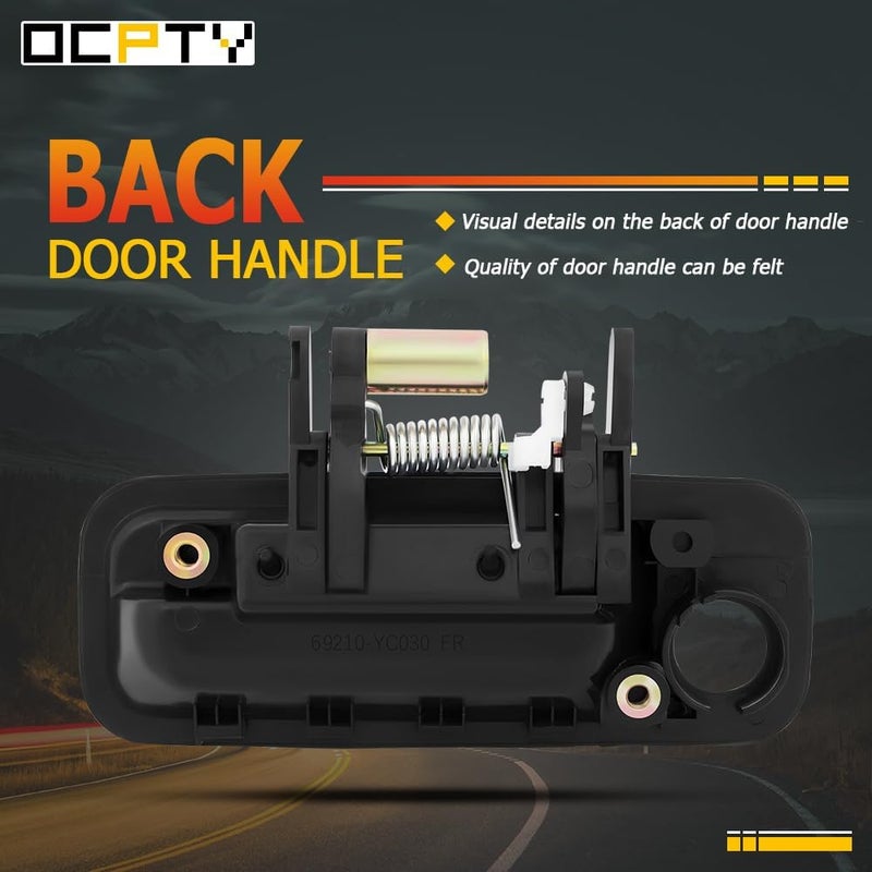 OCPTY Exterior Door Handles Replacement for 1997-2001 Toyota Camry - Black (2pcs) - Image 5