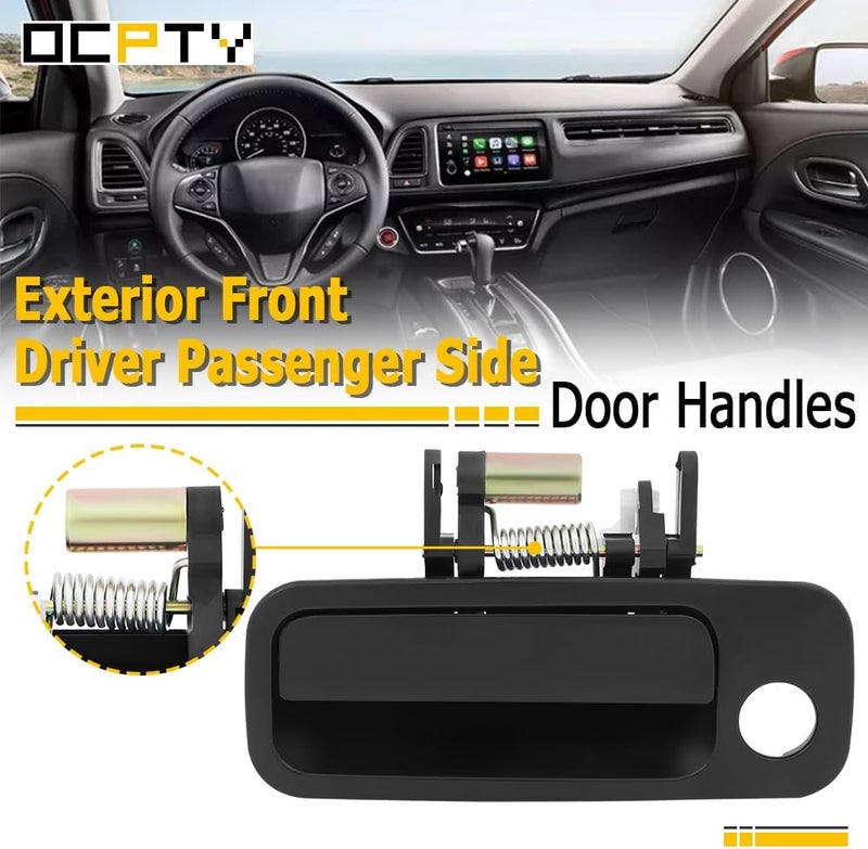 OCPTY Exterior Door Handles Replacement for 1997-2001 Toyota Camry - Black (2pcs) - Image 2