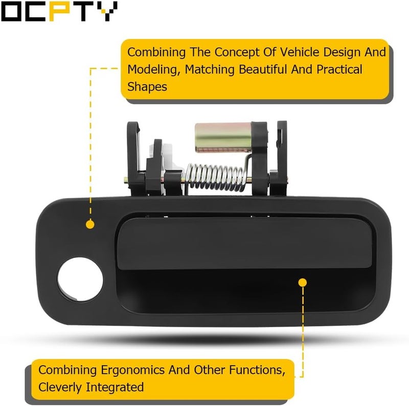 OCPTY Exterior Door Handles Replacement for 1997-2001 Toyota Camry - Black (2pcs) - Image 3