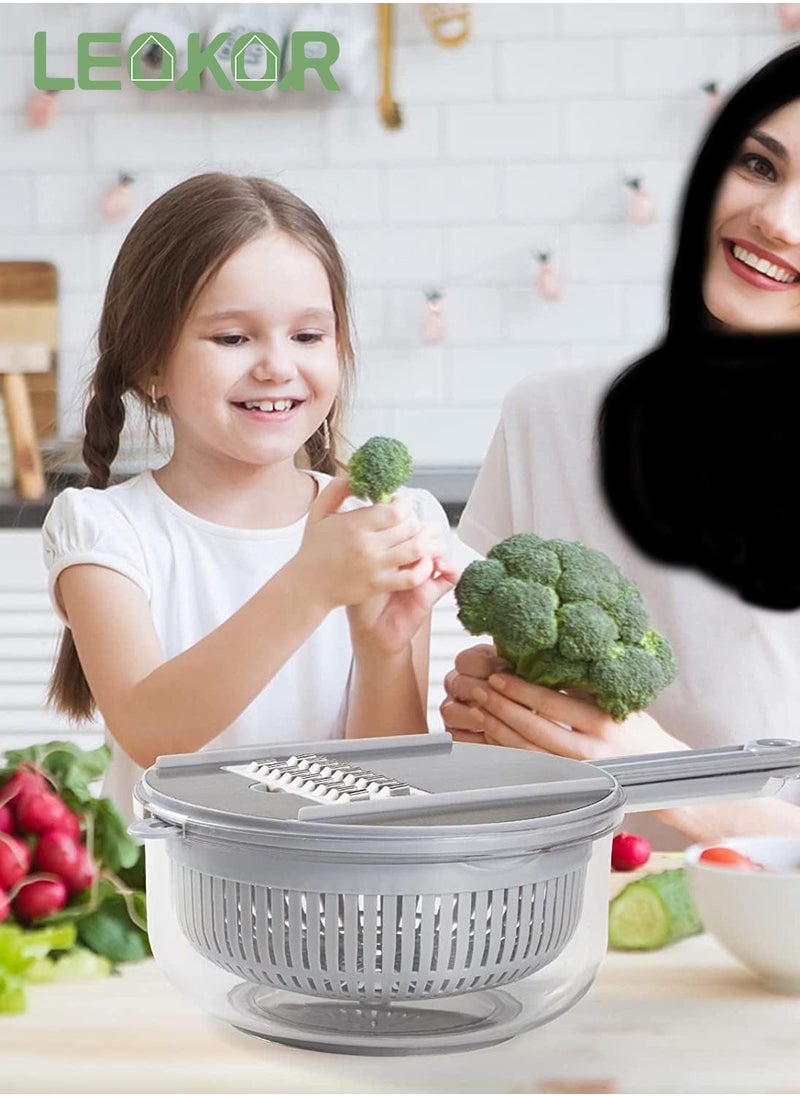 12 In 1 Multifunction Food Chopper Vegetable Slicer with Container Dicing Machine Food Slicer