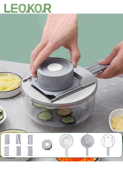 12 In 1 Multifunction Food Chopper Vegetable Slicer with Container Dicing Machine Food Slicer