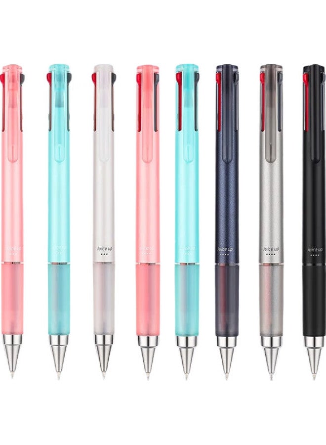 Pilot Juice Up Three-Color Gel Pen, Colorful Ink Pen, Quick-Drying, For Exams And Office Use, Lkjp-50S4 0.4Mm White, Single Pen - Image 2