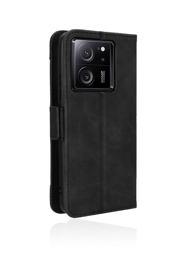 X-level Xiaomi 13T/13T Pro/Redmi K60 Ultra Case Cover Soft Quality Leather Flip Folio Wallet with Card Slots Holder Stand Back Cover Drop-Proof Shock-Proof Protective Cell Phone Back Accessories Protection - Image 5