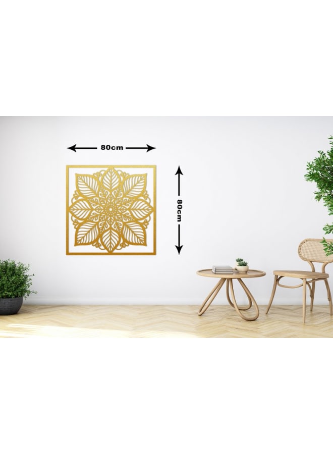 هوم جاليري لوحة فنية جدارية خشبية بإطار من ورق الماندالا - Image 4