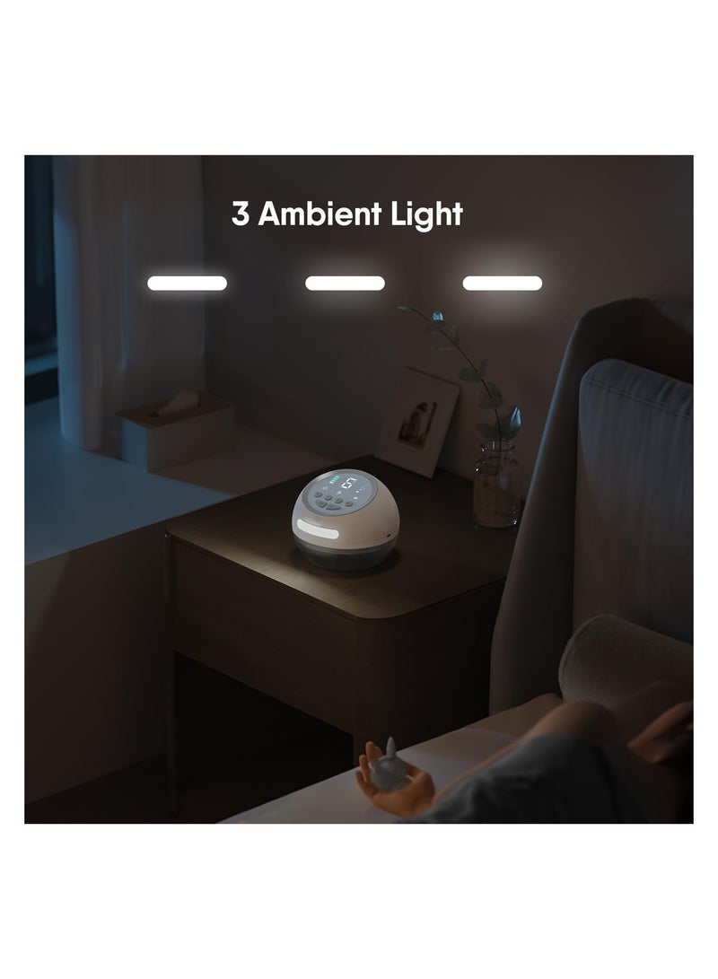 KASTWAVE Baby Electric Nasal Aspirator Adjustable 6 Level Suction with White Noise Function 6 Music and 3 Night Light Soothing Toddler Deeply Nose Cleaner Suitable for Infants Kids Toddlers - Image 4