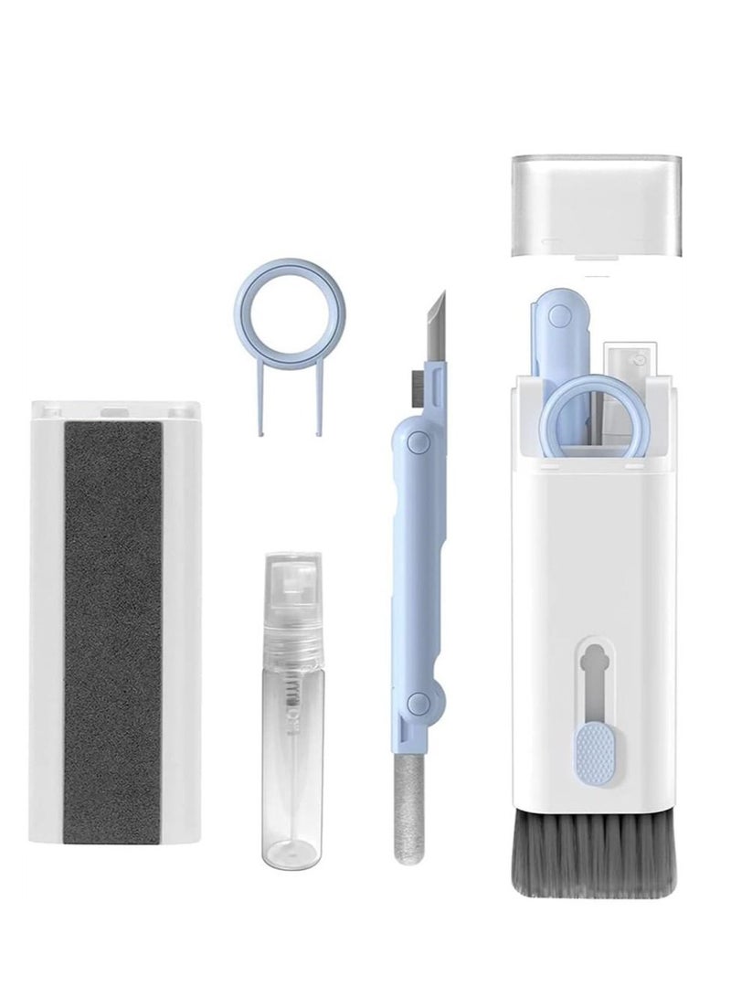 Keyboard Cleaning Kit 7 in 1 Electronic Cleaner Kit Multifunctional Cleaning Tool for PC, Monitor, Cell Phone, Computer, Earphones - Image 1