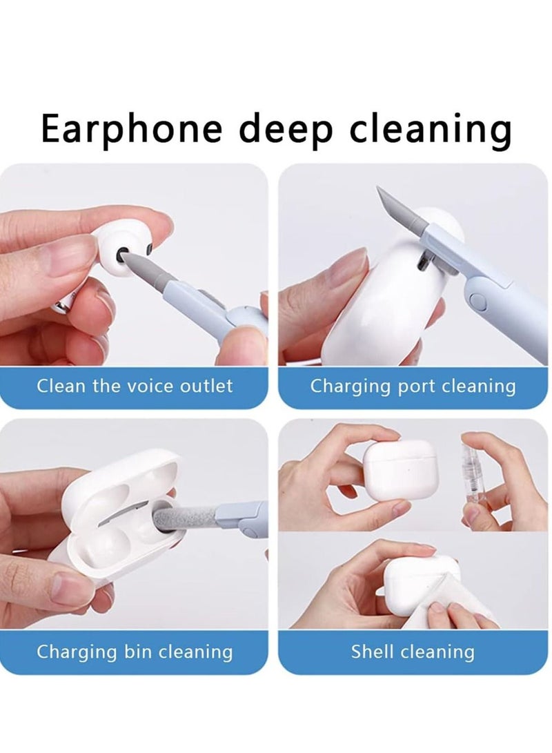 Keyboard Cleaning Kit 7 in 1 Electronic Cleaner Kit Multifunctional Cleaning Tool for PC, Monitor, Cell Phone, Computer, Earphones - Image 2