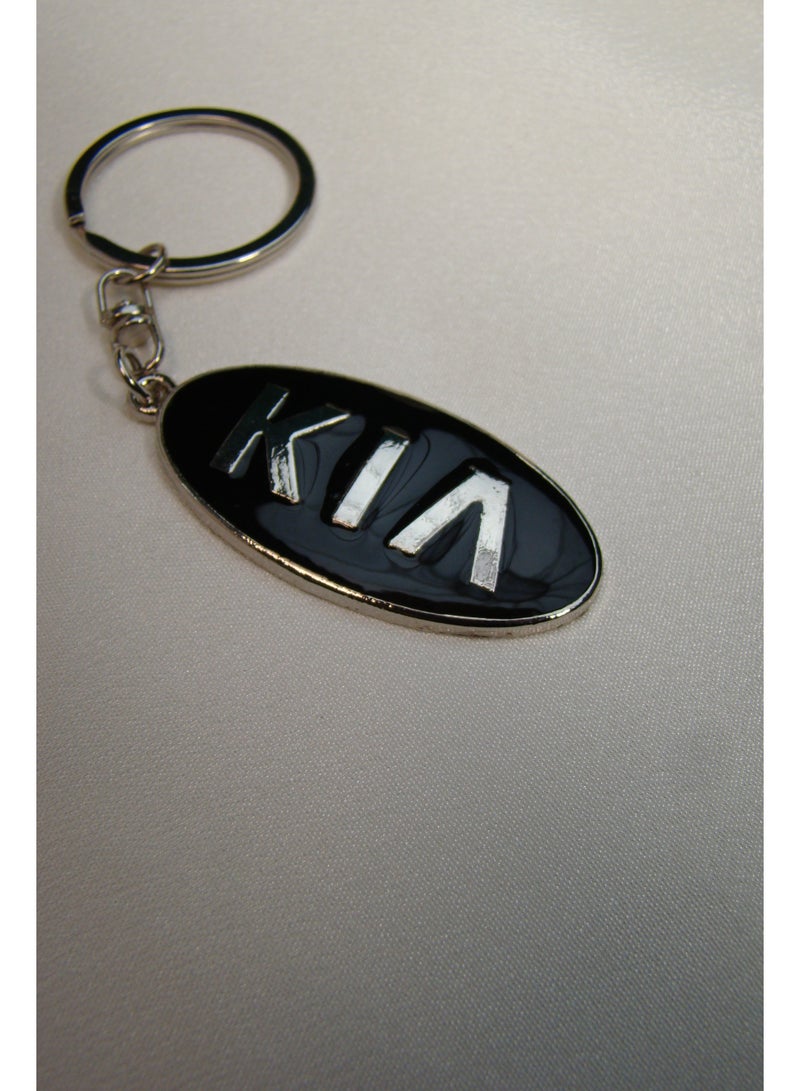 KIA Logo Key Chain Key Ring For Car KIA Metal Keychain - Image 1