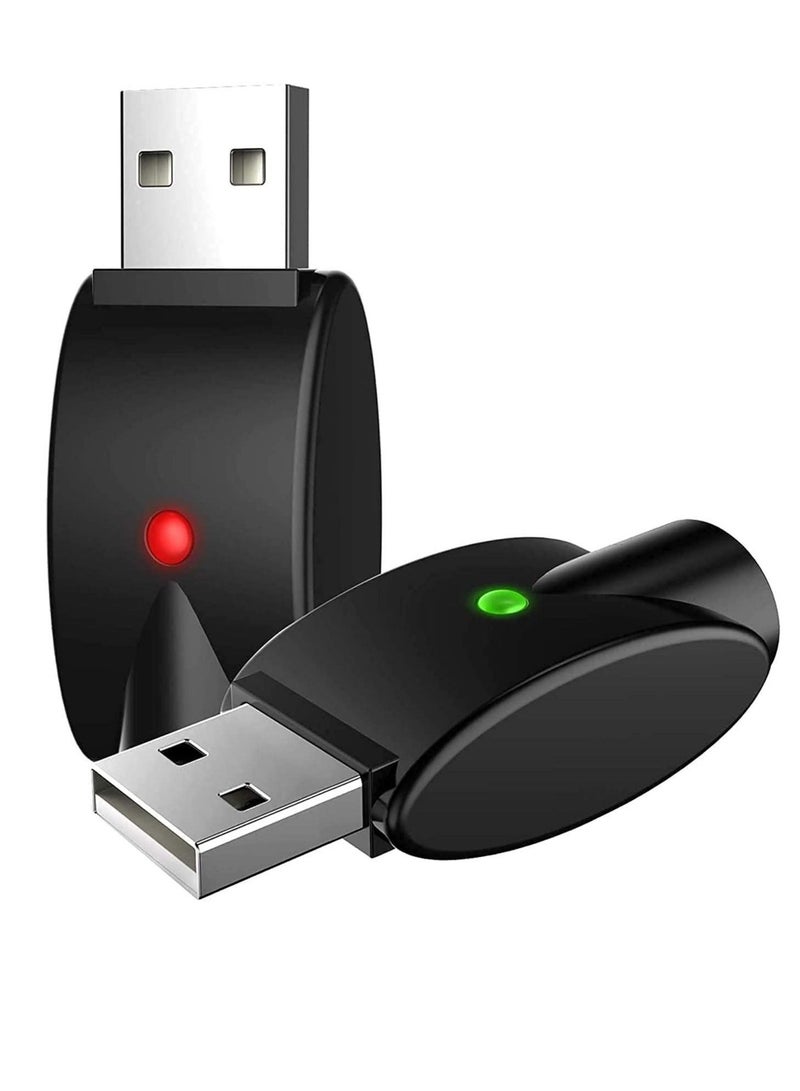Captaintech Smart USB Charger, USB Adapter Fits Many Types of Electronic Tool Chargers, with LED Indicator, Overcharge Protection (2 Pieces)  - Image 1