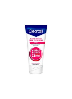 Clearasil Learasil Rapid Rescue Deep Treatment Acne Face Wash Maximum Strenght With 2% Salicylic Acid Acne Medication Acne Facial Cleanser 6.78 Fl Oz  - Image 2