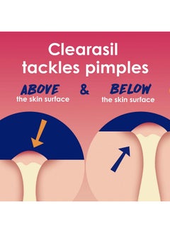 Clearasil Learasil Rapid Rescue Deep Treatment Acne Face Wash Maximum Strenght With 2% Salicylic Acid Acne Medication Acne Facial Cleanser 6.78 Fl Oz  - Image 4