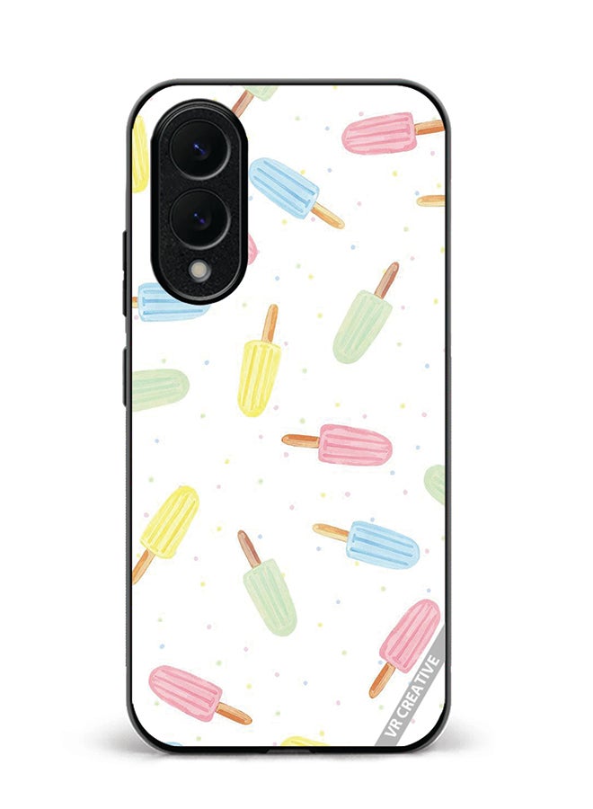 Protective Case Cover For Samsung Galaxy S25 Edge Ice Cream Design Multicolour