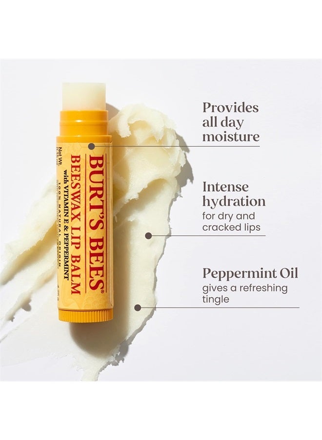 Burt's Bees Spring Gifts, 2 Moisturizing Self Care Products, Spring Surprise Set - Original Beeswax Lip Balm & Lemon Butter Cuticle Cream, Mini (Packaging May Vary)  - Image 3