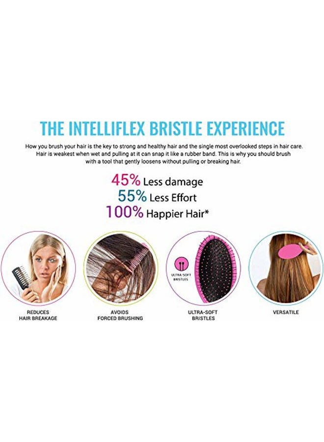 Wet Brush Original Hello Kitty Detangling Brush, Bubble Gum, All Hair Types, Ultra-Soft Intelliflex Bristles Glide Through Tangles with Ease, Blue - Image 5