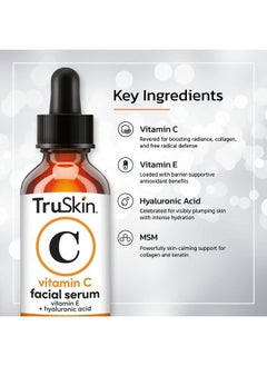 TruSkin Naturals TruSkin Face Serum Trio – Hyaluronic Acid, Vitamin C & Retinol Serum for Face – Anti Aging Skin Care Set for Women – Skin Care for Bright, Smooth, Firm & Hydrated Skin – 1 fl oz, 3 Bottles  - Image 5