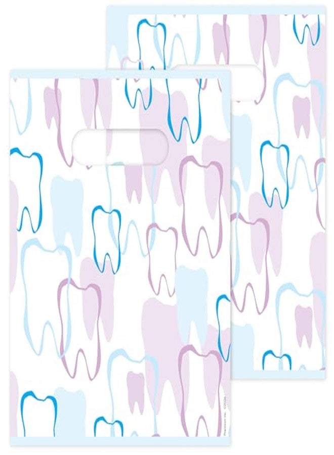 Practicon Tooth Outline Dental Giveaway Bags, 8" x 10", 100 Pack - Image 2