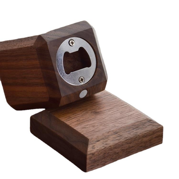 2022 Thor's Hammer Bottle Opener Personalized Home Beer Screwdriver Creative Home Decoration Beverage Bottle Opener(Burning color of beech wood is old) - Image 5