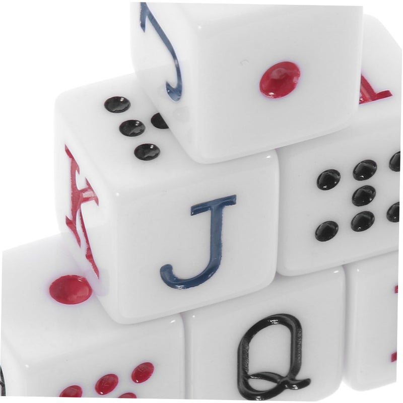 Spain Themed Acrylic Poker Dice Set 15 Pieces Lightweight for Party Games KTV Bars - Image 3