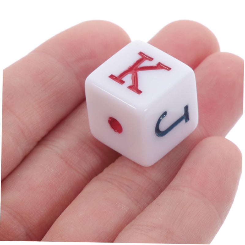Spain Themed Acrylic Poker Dice Set 15 Pieces Lightweight for Party Games KTV Bars - Image 4