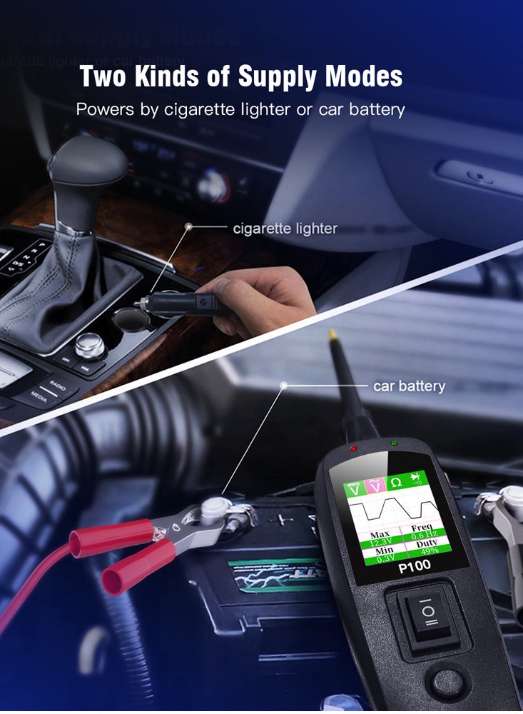 Generic Automotive Circuit Tester Power Circuit Probe Kit Car Voltage/Resistant Tester Diagnostic Tool Component Activation 12/24V with Over-Load/Short Circuit Protecting for Car Maintain & Repairing - Image 4