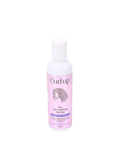 Curl Up Ultra Defining Hair Gel - Strong Hold Flaxseed Hair Gel - For Dry Frizzy, Wavy & Curly Hair - Sulphate Paraben & Silicone Free (100Ml)  - Image 1