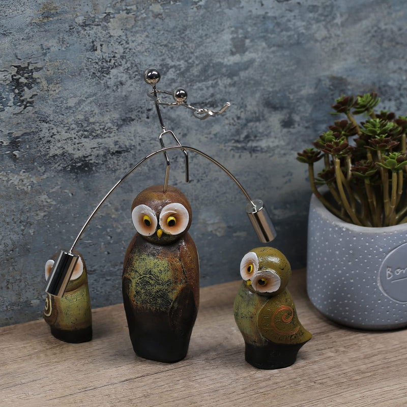 Sunnytech Weight Lifting Stainless Physics BalanceTumbler Kinetic Art Balancing Decompressive Science Psychology Home Offic Decor Desk Decor Toy WJ161 - Image 5