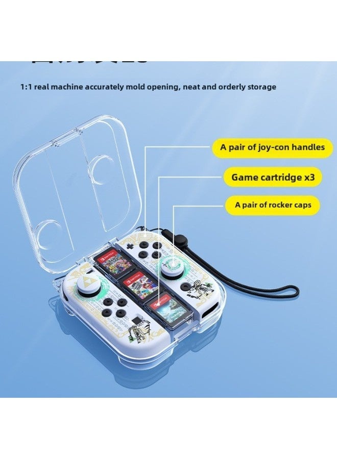 Joycon Storage Box Wearable Shell Storage Nintendo Switch Handle Protective Cover Ns Game Machine Transparent Box NS-Model:Nintendo Joycon Special Transparent Storage Box-without Card Slot ★ Free Lanyard - Image 4