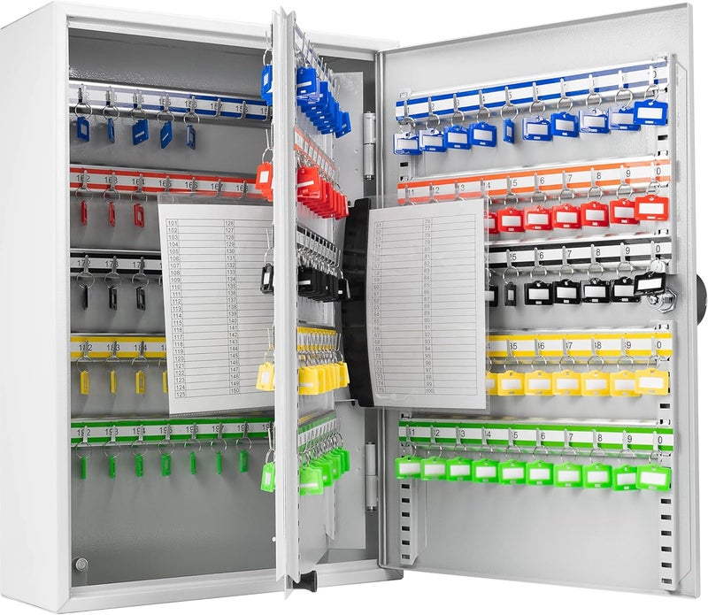 Barska Adjustable Key Cabinet Lock Box with Colorful Key Tag Labels  200 Position  RFID Lock - Image 1