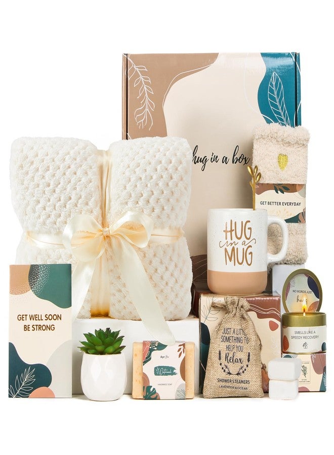 APRBOX Get Well Gifts for Women Feel Better Gifts Baskets for Women After Surgery Cancer Care Gifts for Friend Sick Chemo Care Package Encouraging Pamper Comfort Wellness Box For Her - Image 1