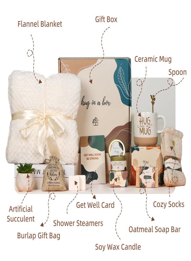 APRBOX Get Well Gifts for Women Feel Better Gifts Baskets for Women After Surgery Cancer Care Gifts for Friend Sick Chemo Care Package Encouraging Pamper Comfort Wellness Box For Her - Image 3