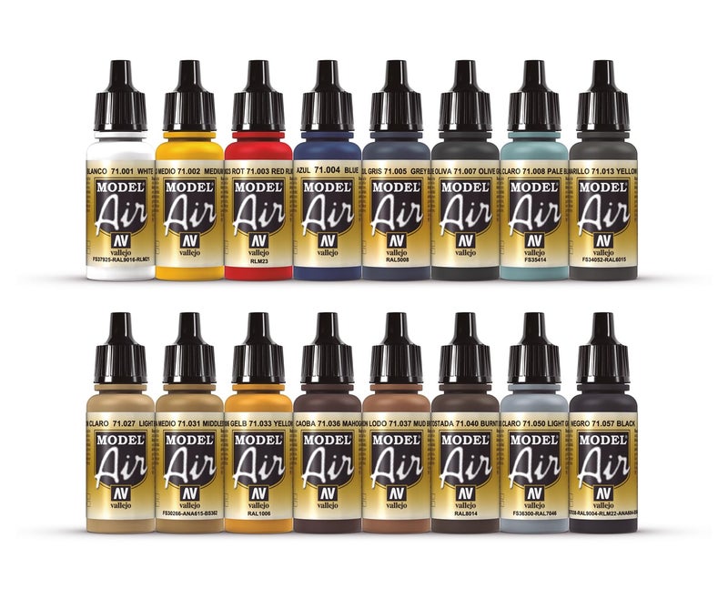 Vallejo WWII Allied Model Air Paint, 17ml (Pack of 16) - Image 2