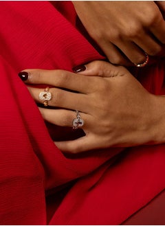 MONACO APM Lily Pavé Chain Ring  - Image 2