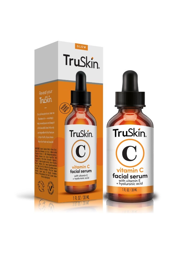 TruSkin Vitamin C Serum for Face, Anti Aging Serum with Hyaluronic Acid, Vitamin E