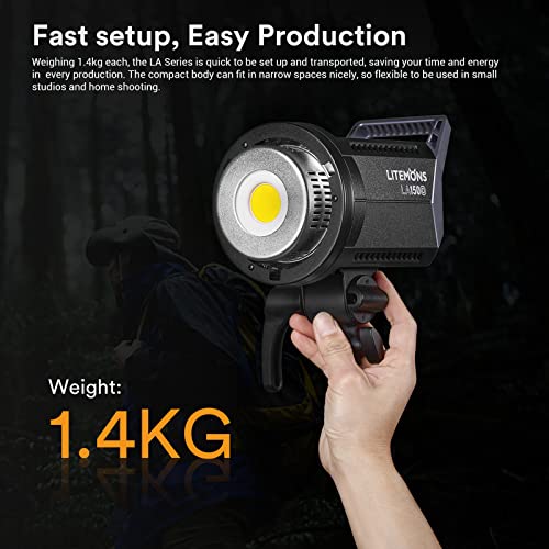 Godox Litemons LA150D LED Video Light, 5600K, Bowens Mount, CRI 96+ TLCI 97+, 8 FX Effect, 0-100% Dimming, APP Control, for Film Shooting, Wedding, Live Broadcast, Portrait - Image 5