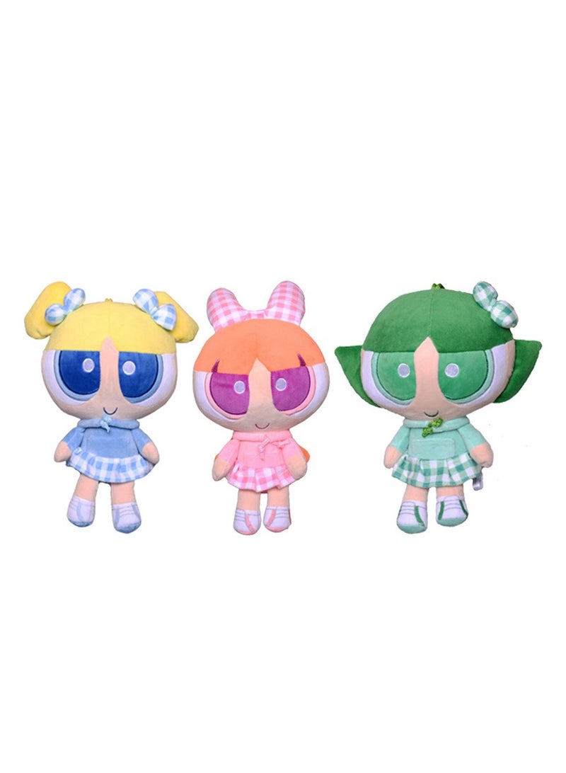 general Flying Girls Series Plush Toy New Plaid Shirt Flying Girls Cute Cartoon Doll Doll, perfect for home decoration, the best gift for loved ones  - Image 1