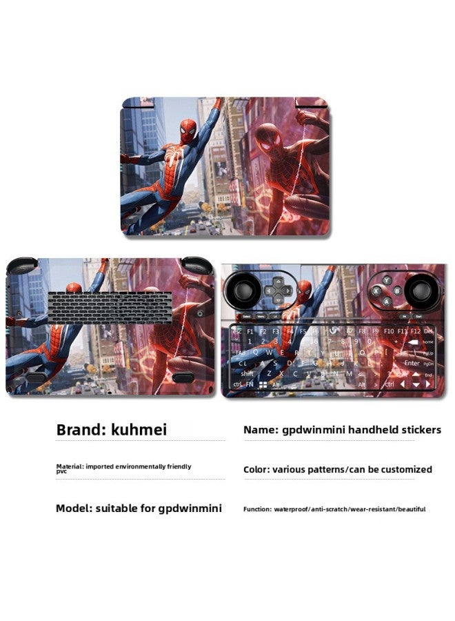 عام ملصقات GPD Winmini2025 المحمولة باليد، ملصقات الألم الكرتونية، ملصقات ملونة لفيلم لون الجلد، ملصقات ملونة - اللون: GPDwinmini2024--25 - Image 4