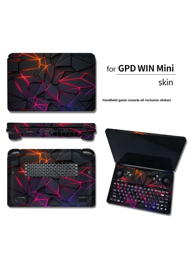 عام ملصقات GPD Winmini2025 المحمولة باليد، ملصقات الألم الكرتونية، ملصقات ملونة لفيلم لون الجلد، ملصقات ملونة - اللون: GPDwinmini2024--25 - Image 2