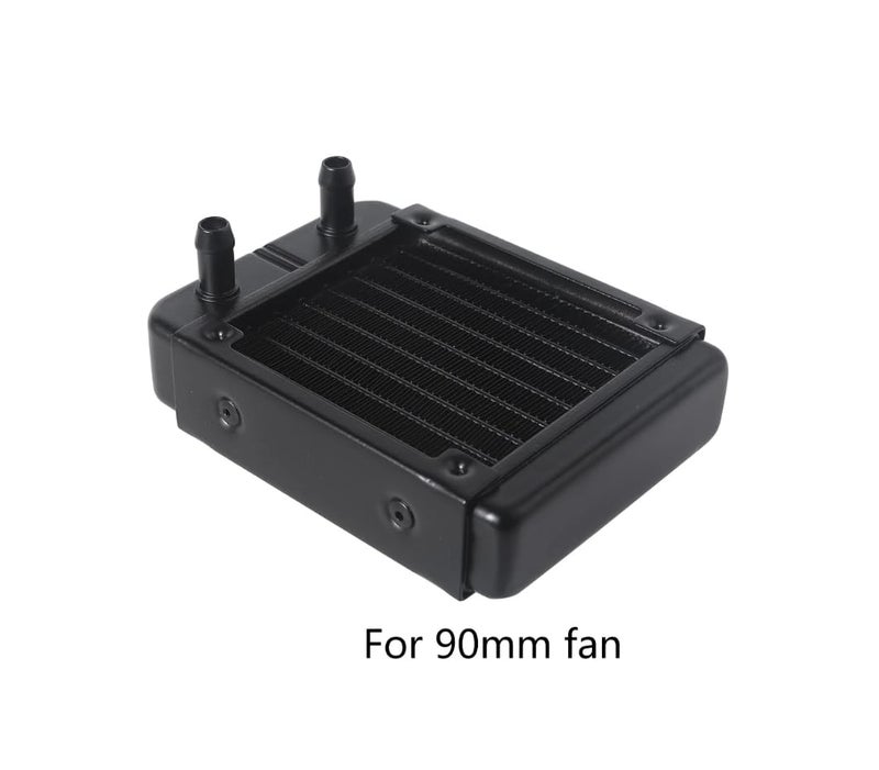 CentIoT - 90mm Radiator Water Cooler Tubes Heat Exchanger Aluminum Water Cooling CPU Heat Sink | For Gaming Computer and Peltier (90mm) - Image 1