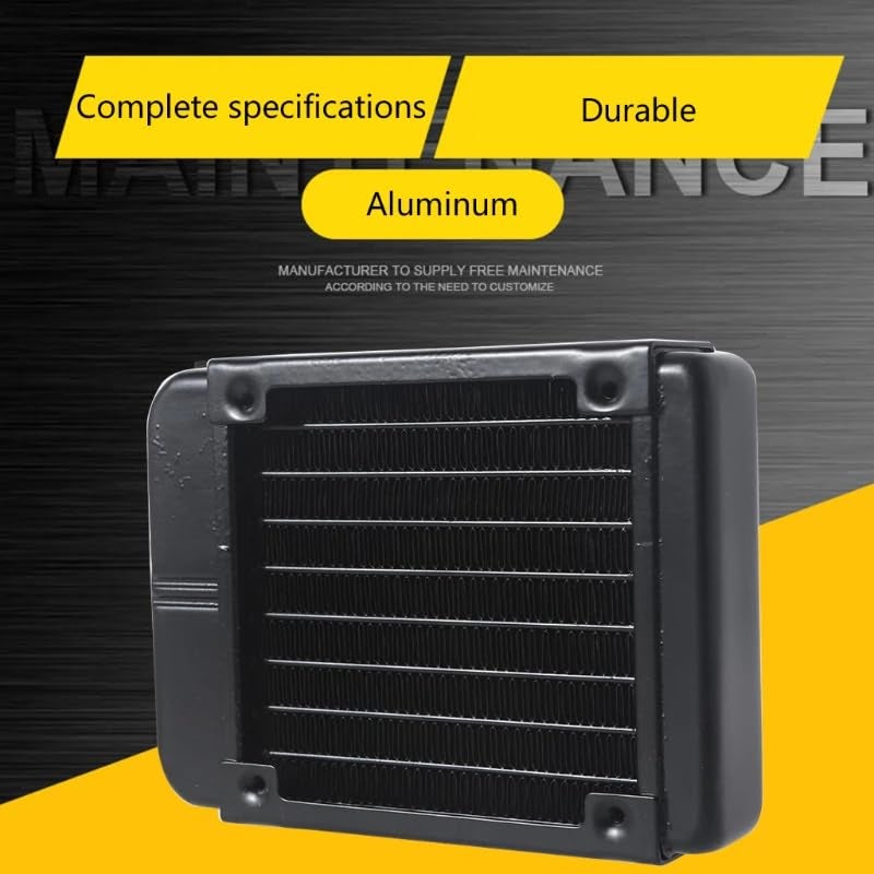 CentIoT - 90mm Radiator Water Cooler Tubes Heat Exchanger Aluminum Water Cooling CPU Heat Sink | For Gaming Computer and Peltier (90mm) - Image 3