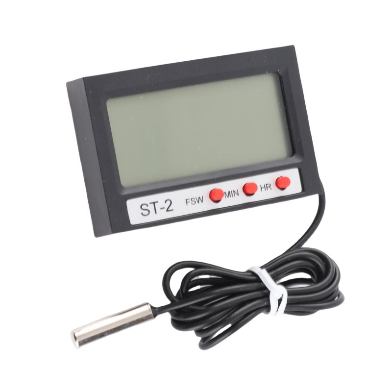 Digital Car Thermometer: Dual Temperature Display - High Accuracy Sensor, Plug-In Cigarette Lighter Design for Vehicle, Fridge, Aquarium, Laboratory Use - Image 5