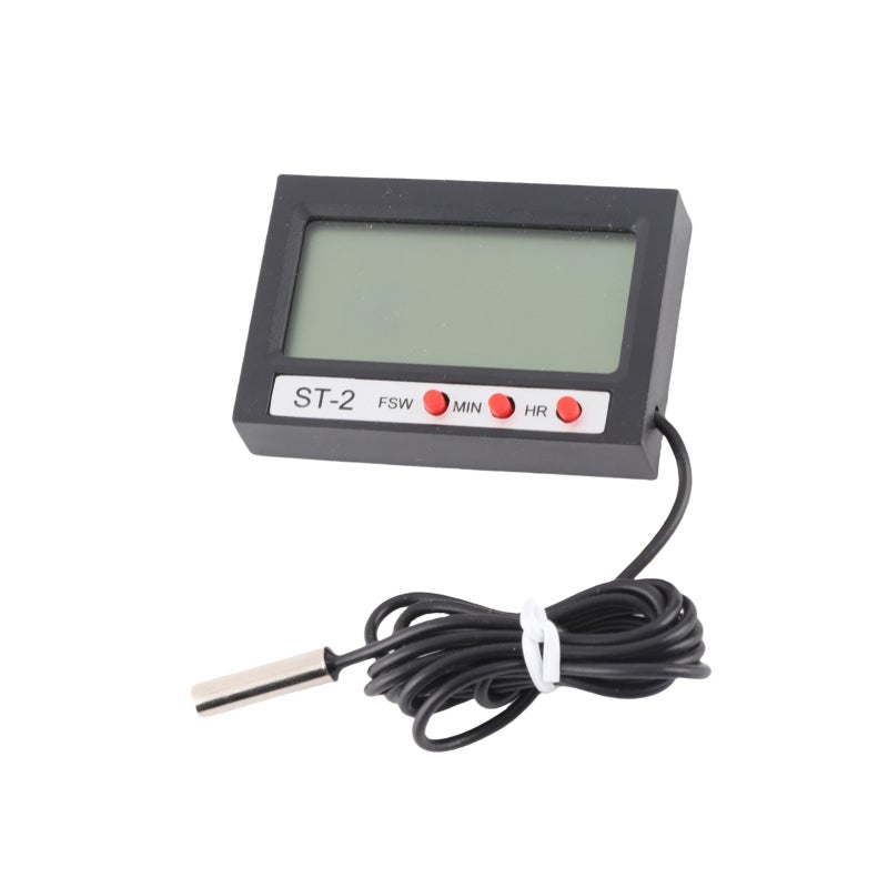 Digital Car Thermometer: Dual Temperature Display - High Accuracy Sensor, Plug-In Cigarette Lighter Design for Vehicle, Fridge, Aquarium, Laboratory Use - Image 3
