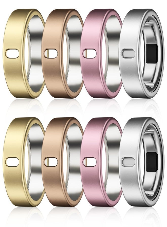 Vigamen 8 Pack Cover Compatible with Oura Ring Gen 4/Oura Ring Gen 3 Horizon/Heritage,Charging Derectly,Matte Texture Wear-Resistant Anti-Scratch TPU Protector for Oura Rings Women Men（B,Size 9 - Image 1