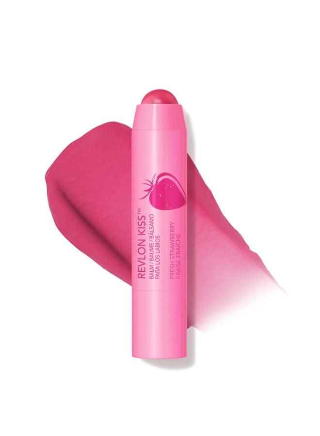 REVLON Kiss Lip Balm, Fresh Strawberry, 1 Count - Image 1
