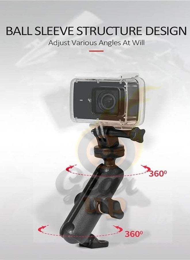 Gear Up CAM-Grip Aluminium Alloy 360° Rotatable Handlebar Mount for Bikes & Motorcycles - Universal Fit for All Action Cameras (20-35 mm Bars) - Image 3