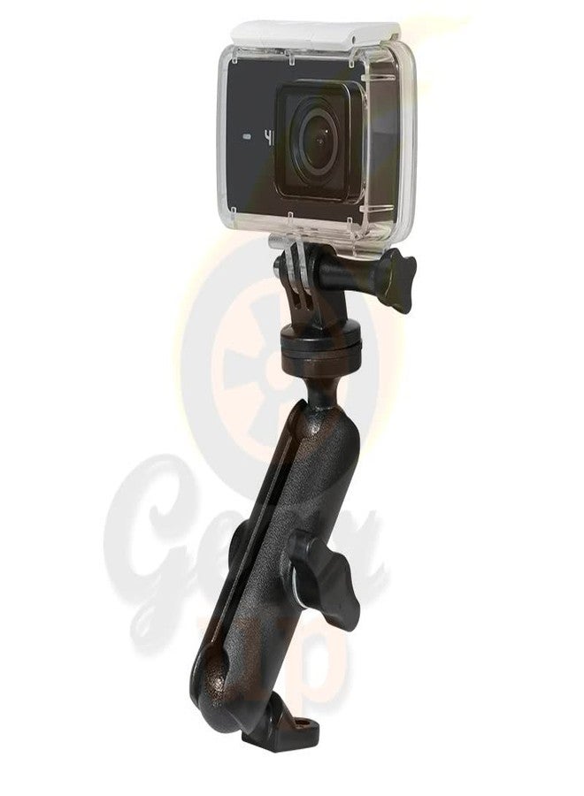 Gear Up CAM-Grip Aluminium Alloy 360° Rotatable Handlebar Mount for Bikes & Motorcycles - Universal Fit for All Action Cameras (20-35 mm Bars) - Image 1