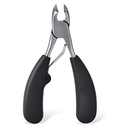 Fotiwesd Podiatrist Toenail Clippers Professional Thick Ingrown Toe Nail Clippers for Seniors Men Pedicure Clippers Toenail Cutters Super Sharp Curved Blade Grooming Tool - Image 2