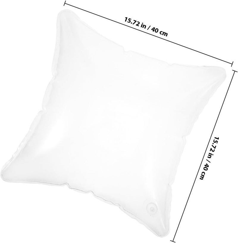 Inflatable Camping Pillow Insert PVC Cushion Portable Foldable Outdoor Cushion 40cm X 40cm for Hiking and Travel - Image 2